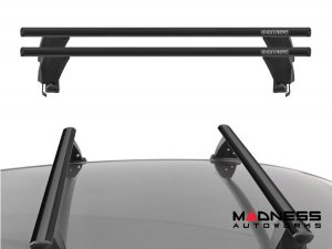 FIAT 500 Roof Rack Cross Bars - Black 2017-2019